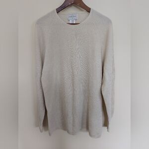 Armand Ventilo Men's Silk Cashmere Knit Long Sleeve Top Medium 38